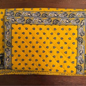 Valdrome Provence France Tablecloth and Two Placemats